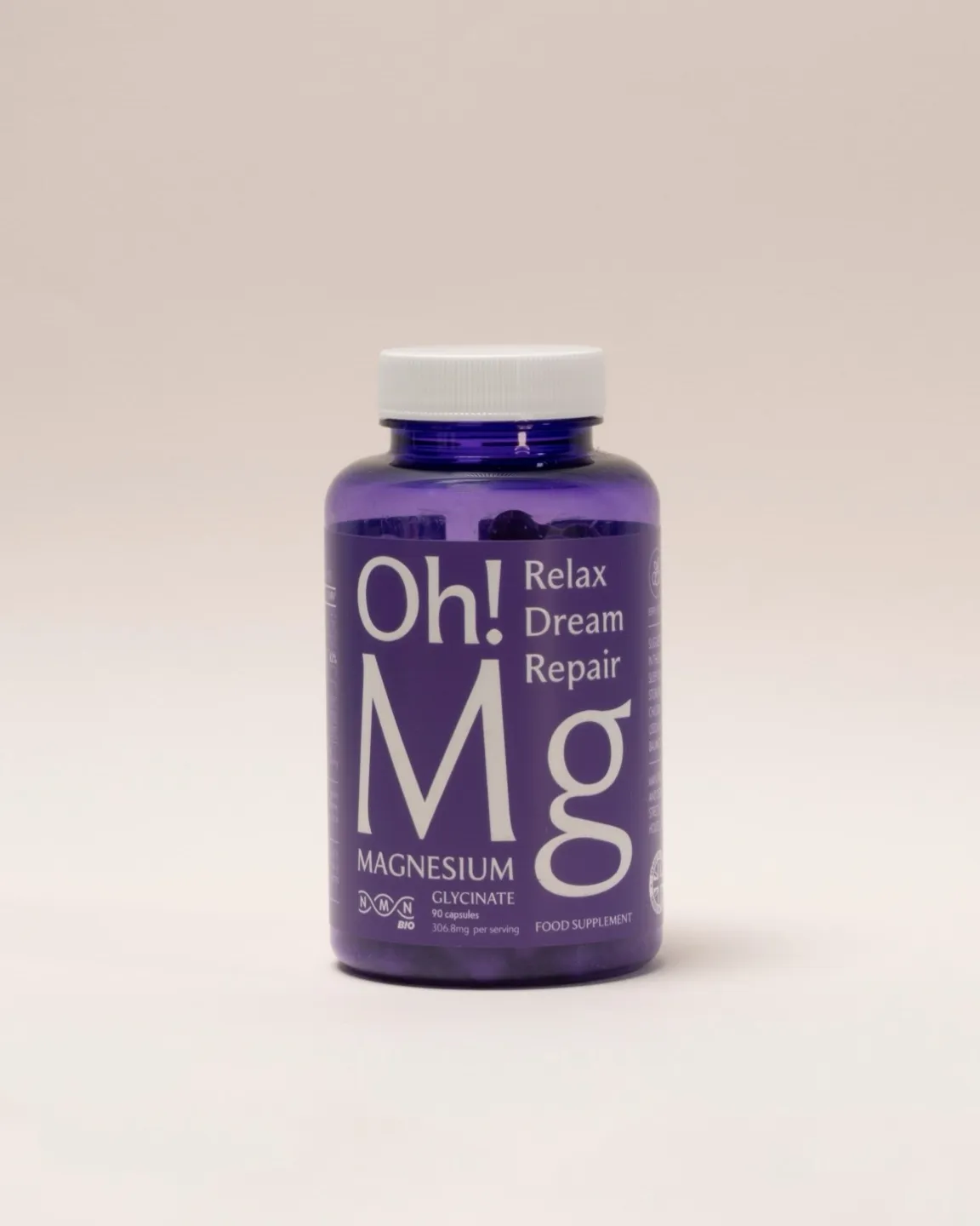 Oh!Mg Evening Magnesium — 90-capsule bottle